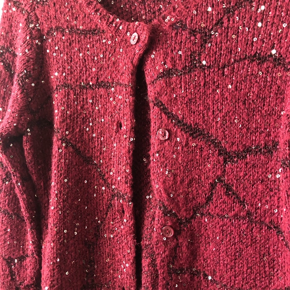 ♥️ SIMPLY VERA WANG Sparkly Holiday Sweater - Picture 2 of 4